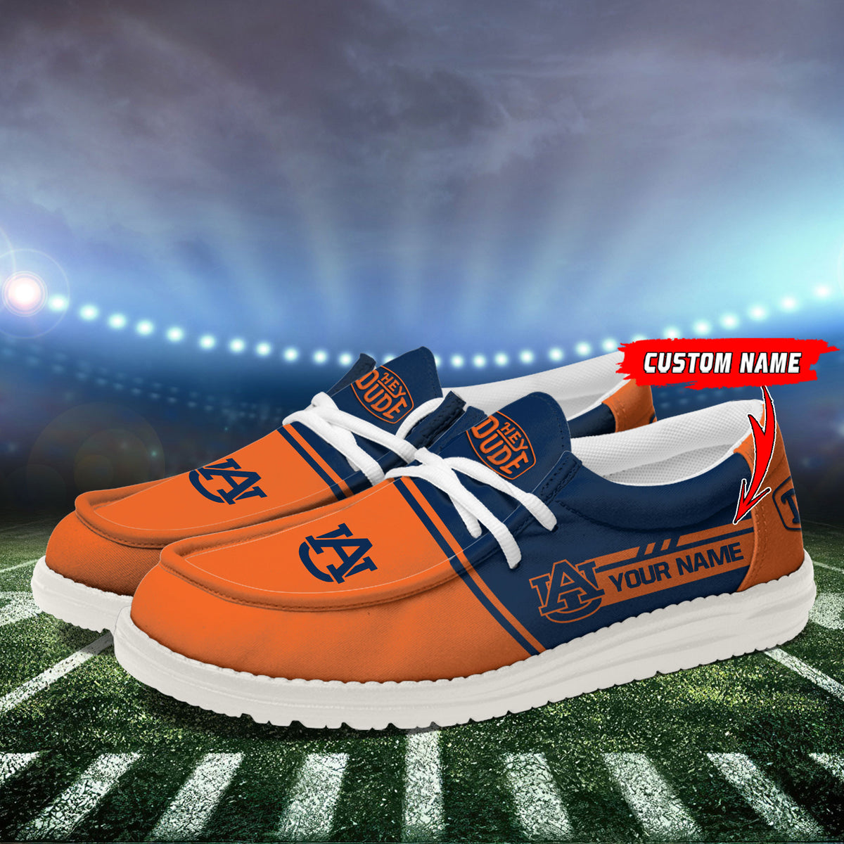 Auburn Tigers Lace Up Loafers 2026