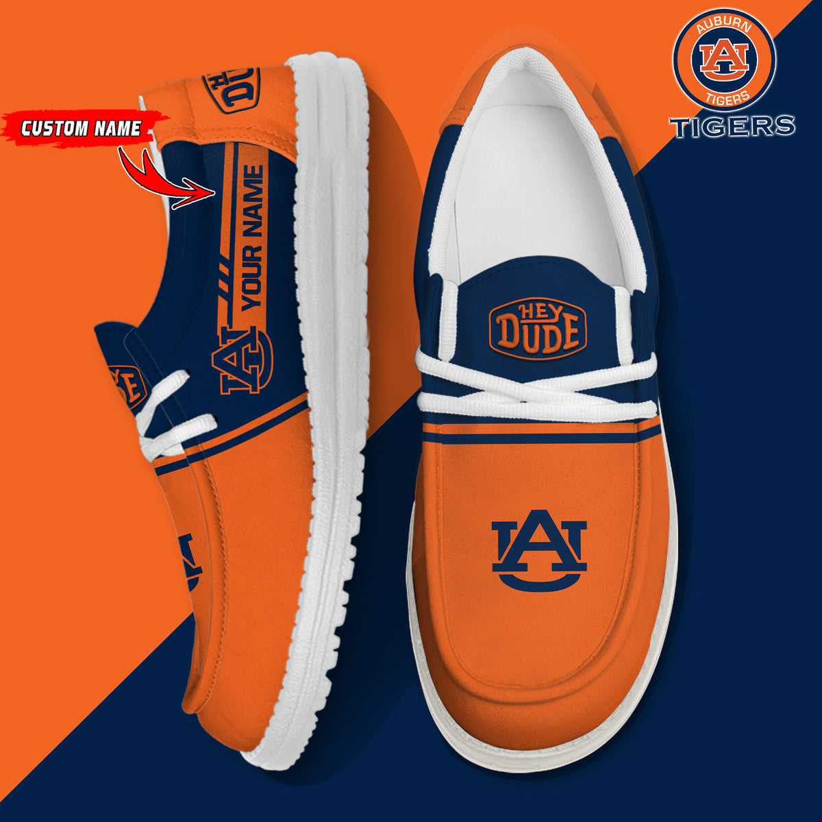 Auburn Tigers Lace Up Loafers 2026