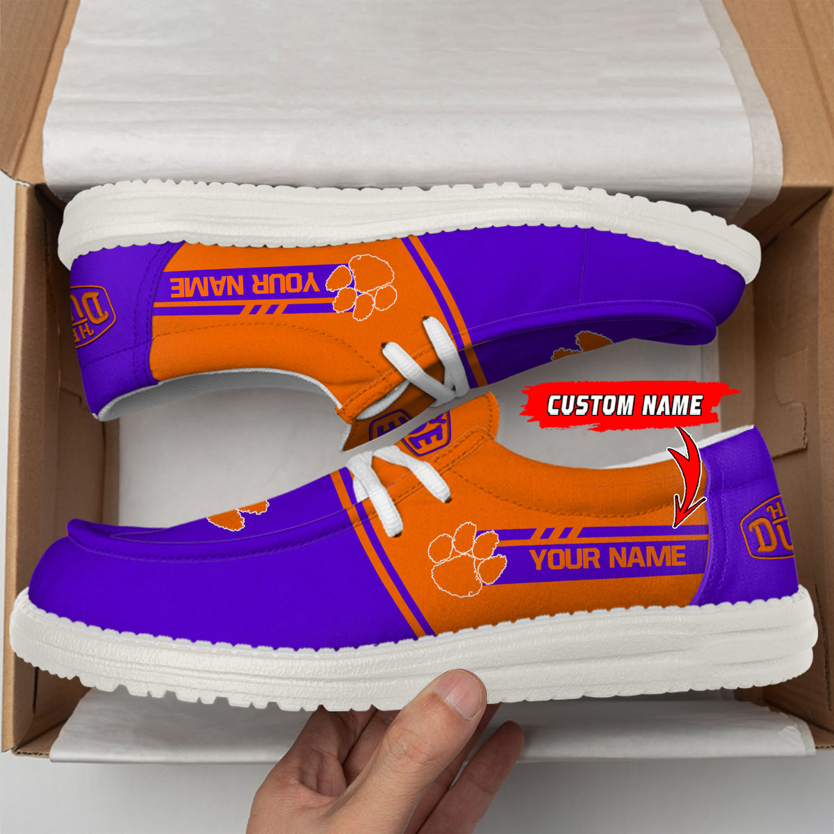 Clemson Tigers Lace Up Loafers 2026