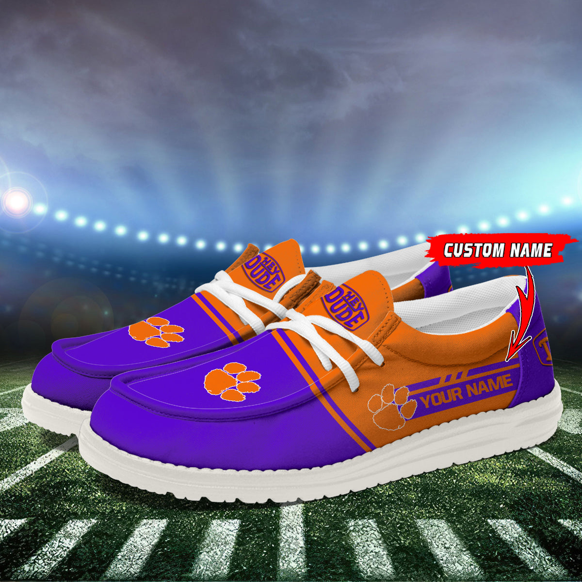 Clemson Tigers Lace Up Loafers 2026