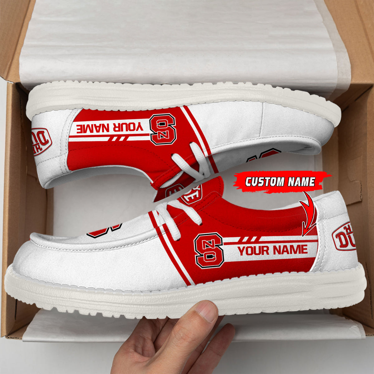 NC State Wolfpack Lace Up Loafers 2026