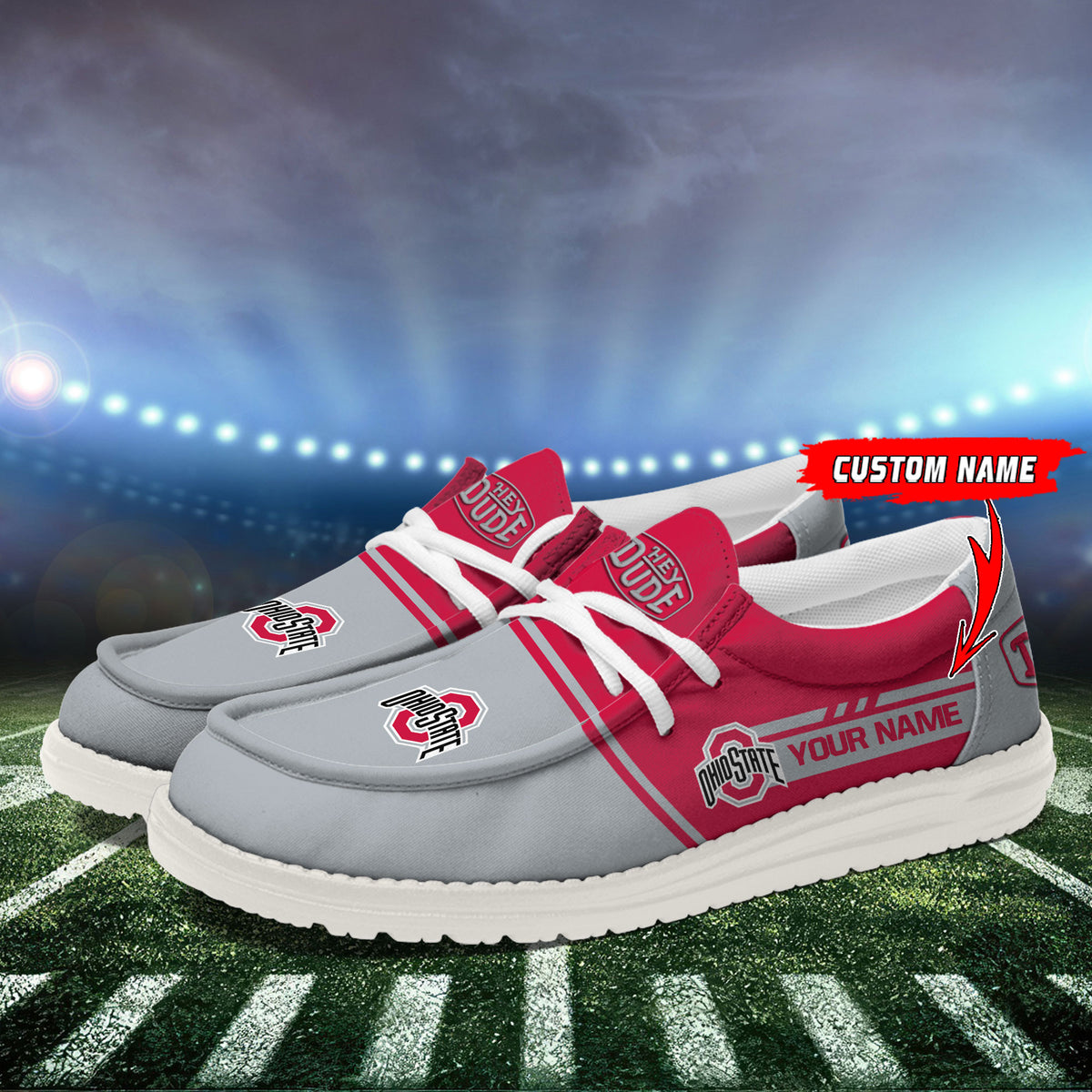 Ohio State Buckeyes Lace Up Loafers 2026