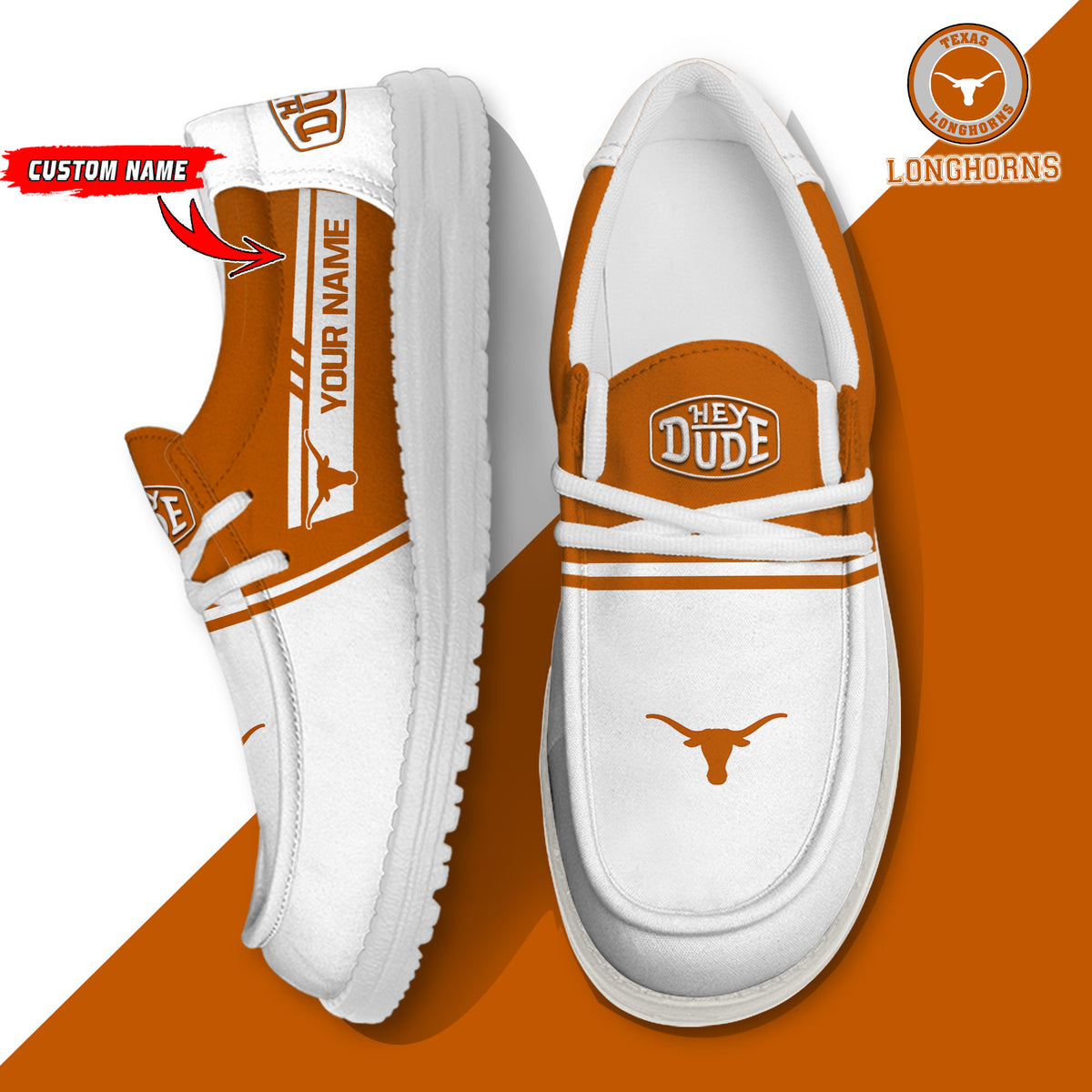 Texas Longhorns Lace Up Loafers 2026