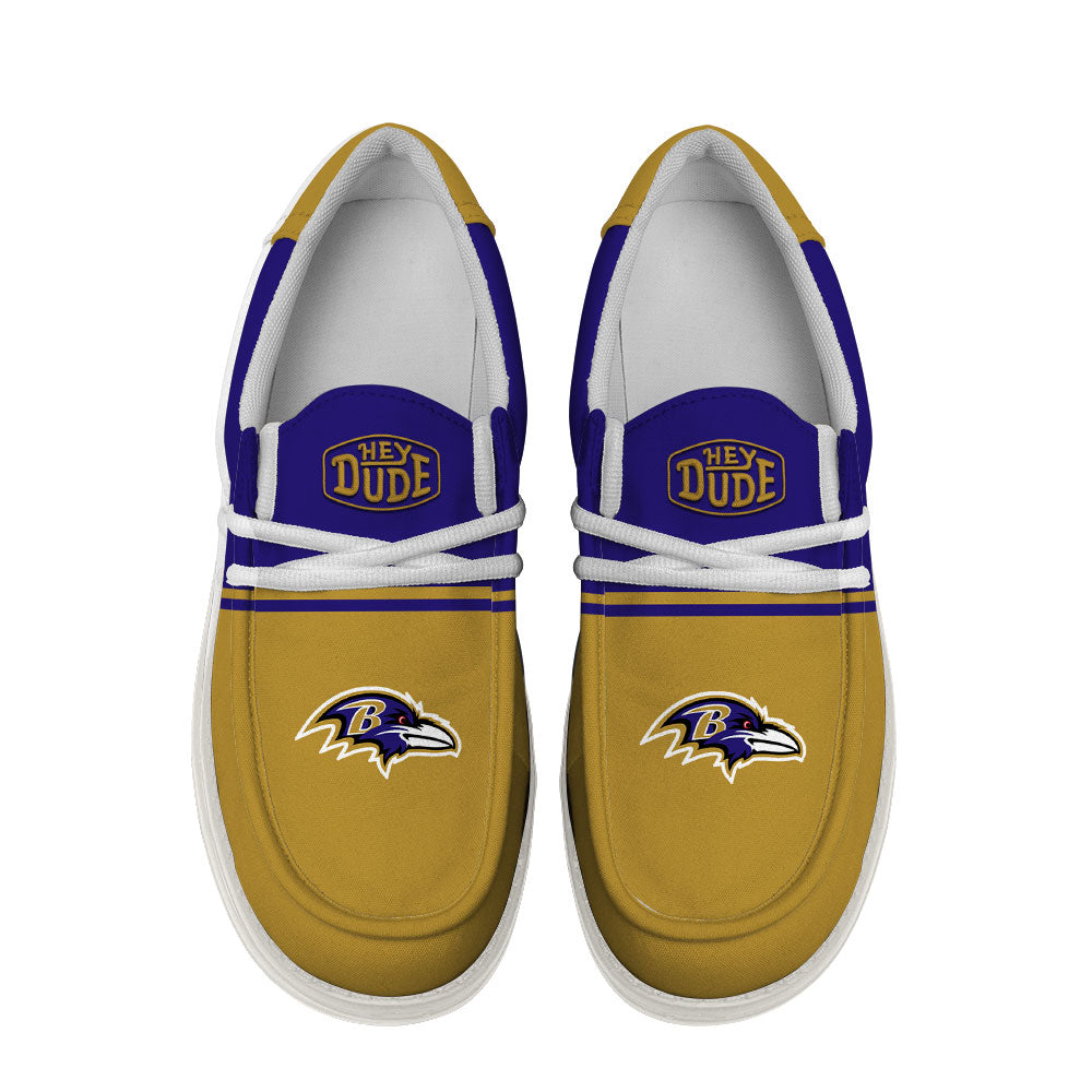 Healalio Baltimore Ravens Lace Up Loafers 2026