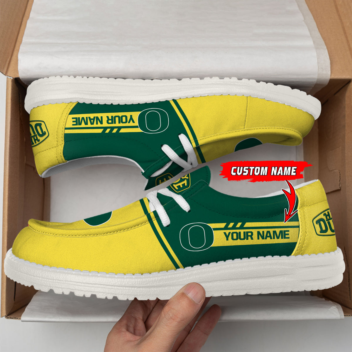 Oregon Ducks Lace Up Loafers 2026