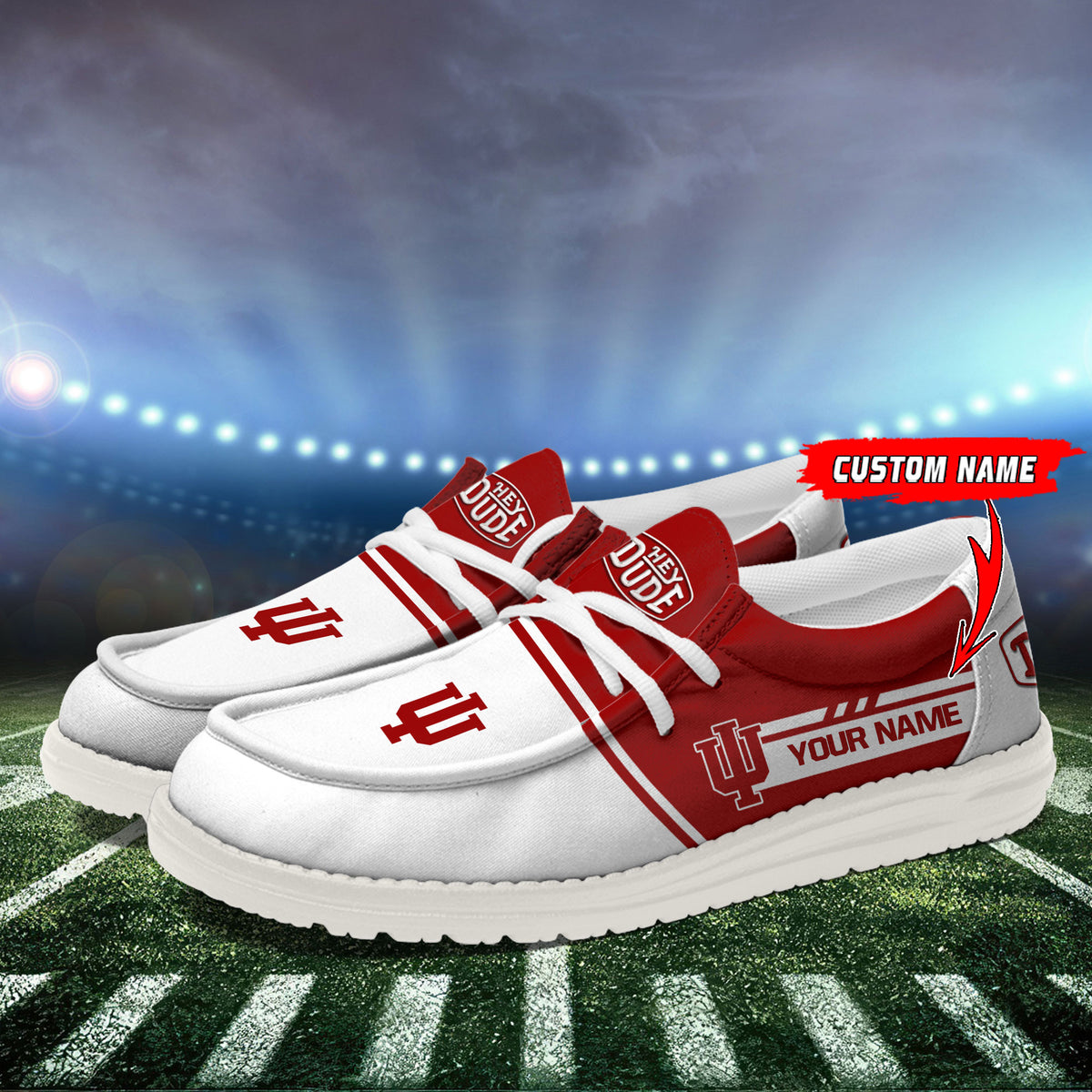 Indiana Hoosiers Lace Up Loafers 2026