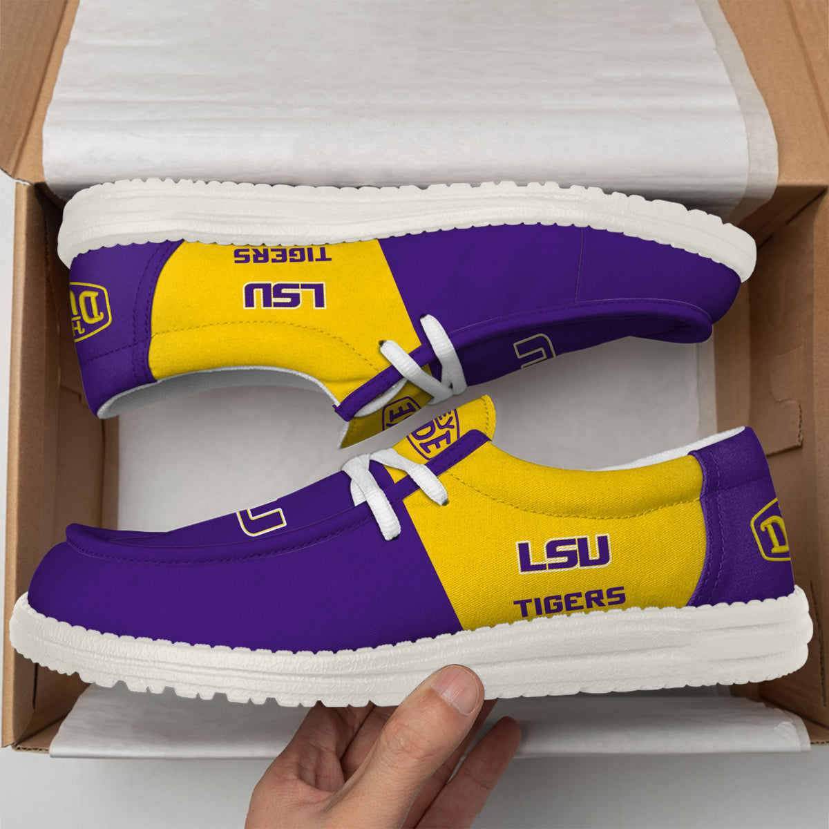 LSU Tigers Lace Up Loafers 2026