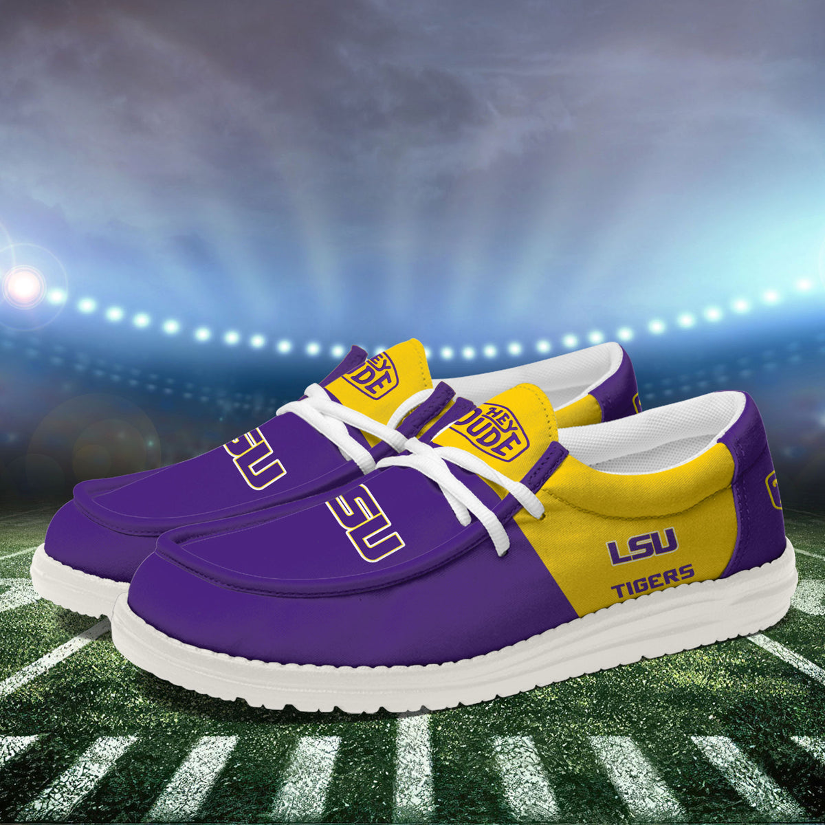 LSU Tigers Lace Up Loafers 2026