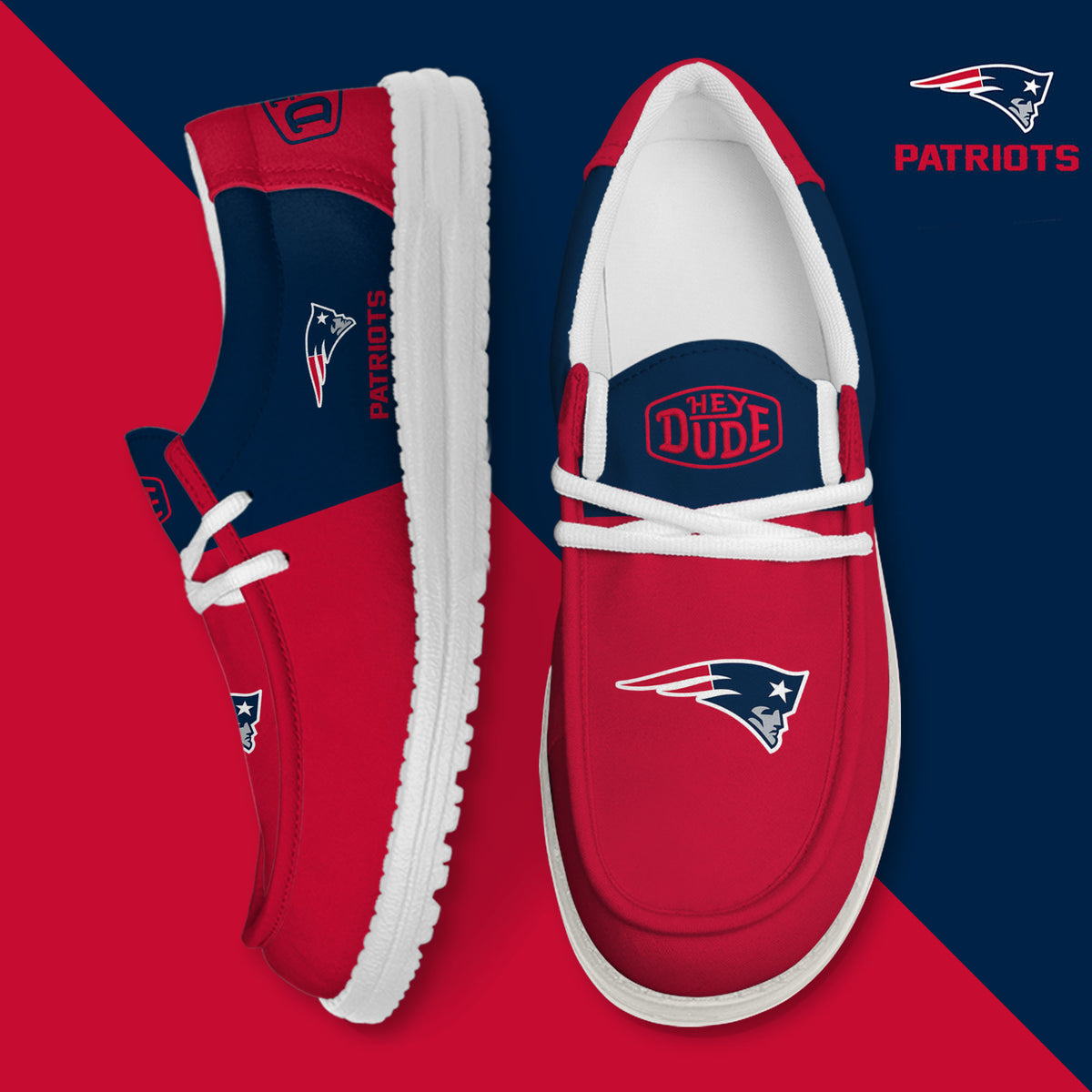New England Patriots Lace Up Loafers 2026