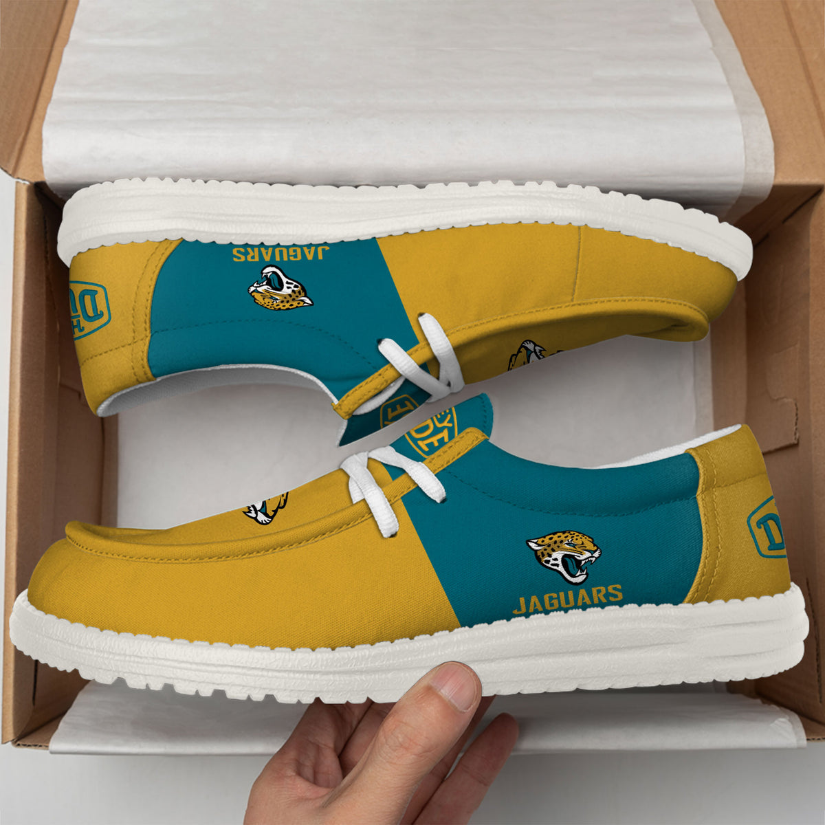 Jacksonville Jaguars Lace Up Loafers 2026
