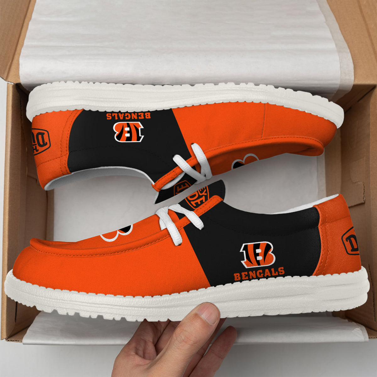 Cincinnati Bengals Lace Up Loafers 2026