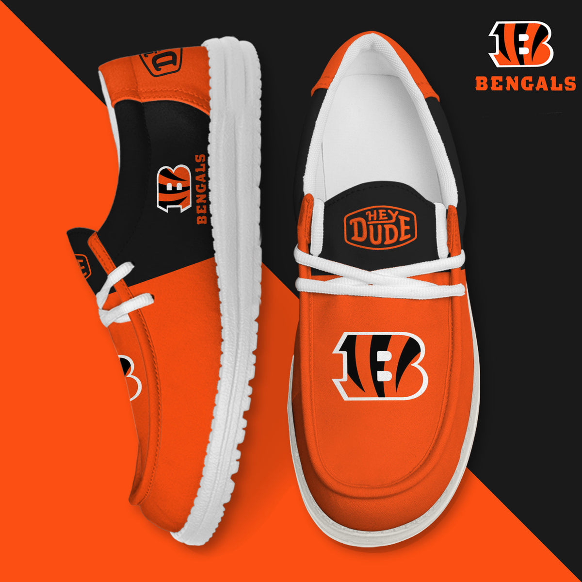 Cincinnati Bengals Lace Up Loafers 2026