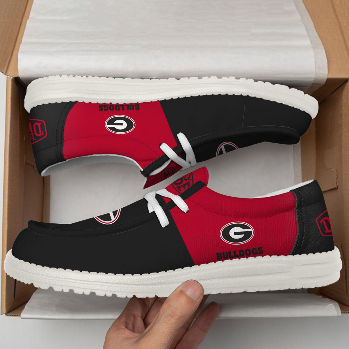 Georgia Bulldogs Lace Up Loafers 2026