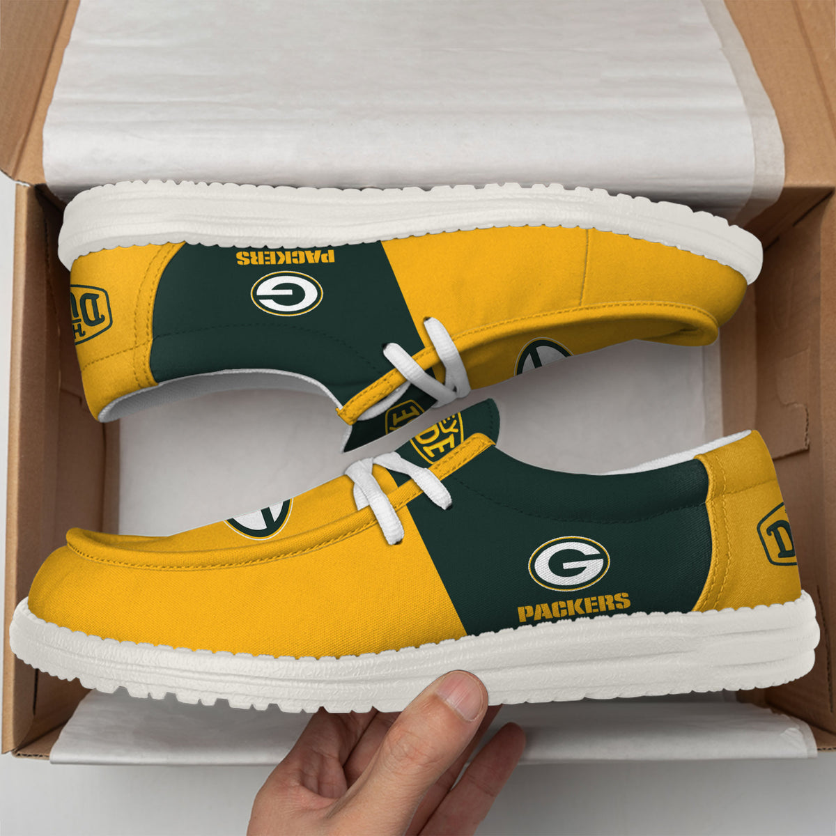 Green Bay Packers Lace Up Loafers 2026