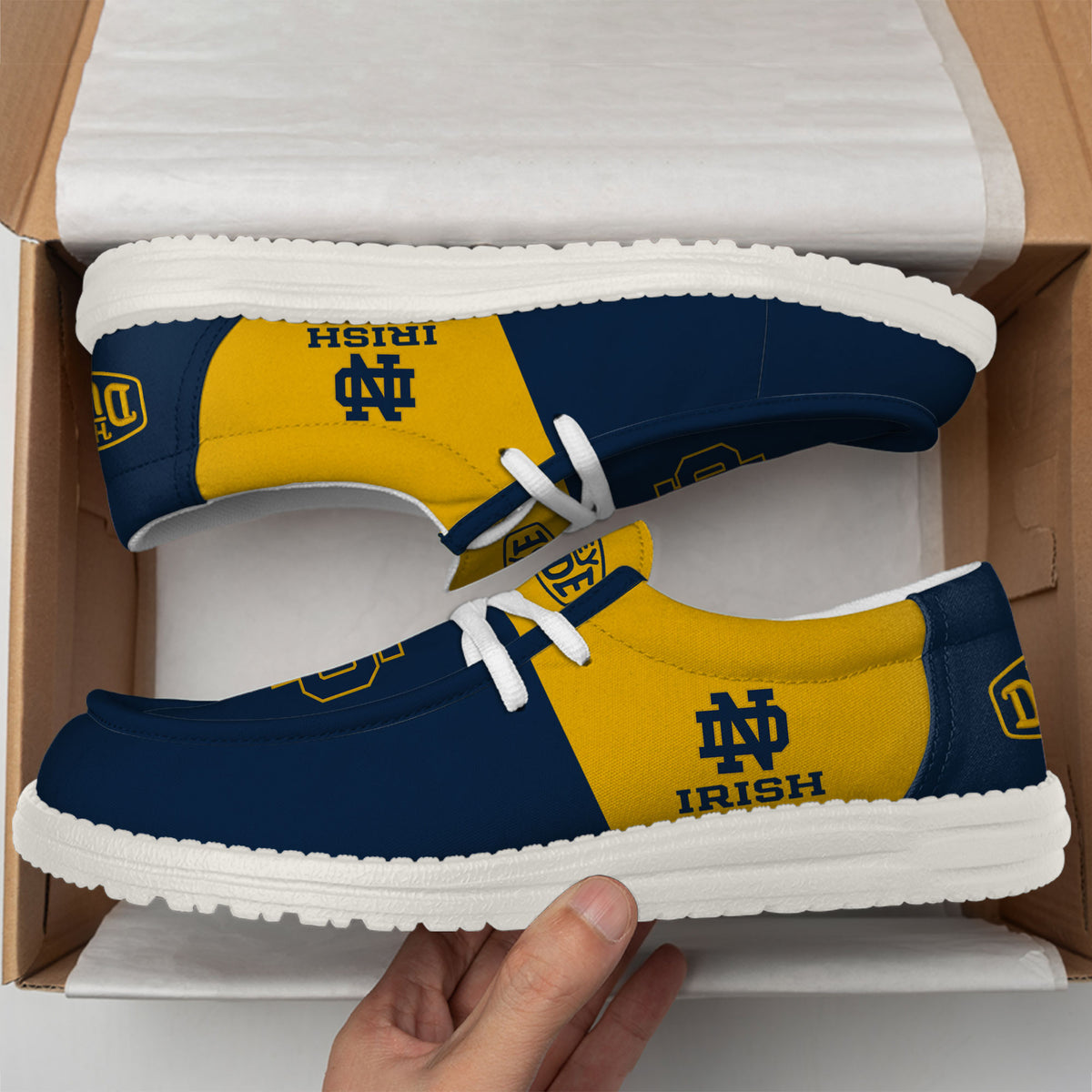 Notre Dame Fighting Irish Lace Up Loafers 2026