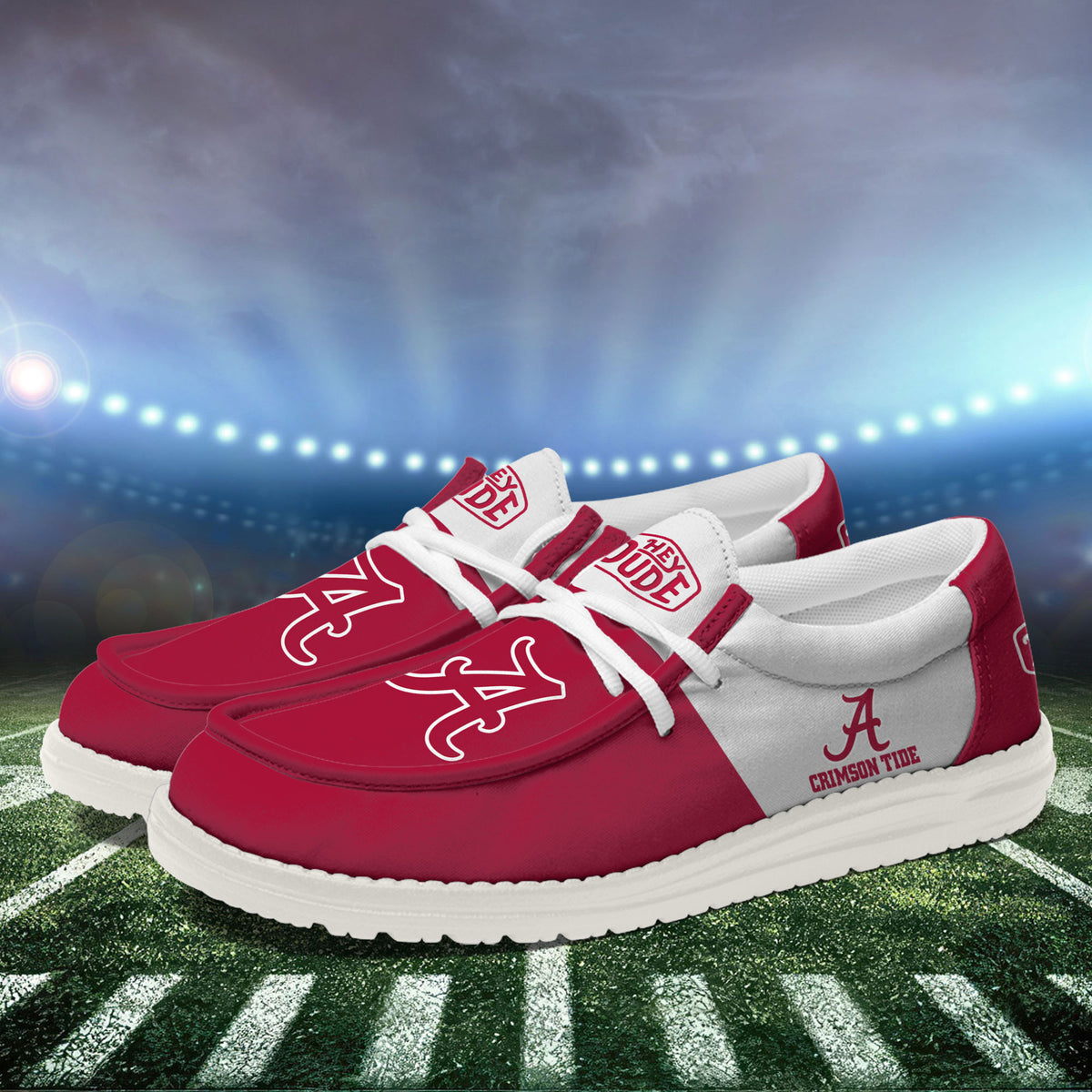 Alabama Crimson Tide Lace Up Loafers 2026