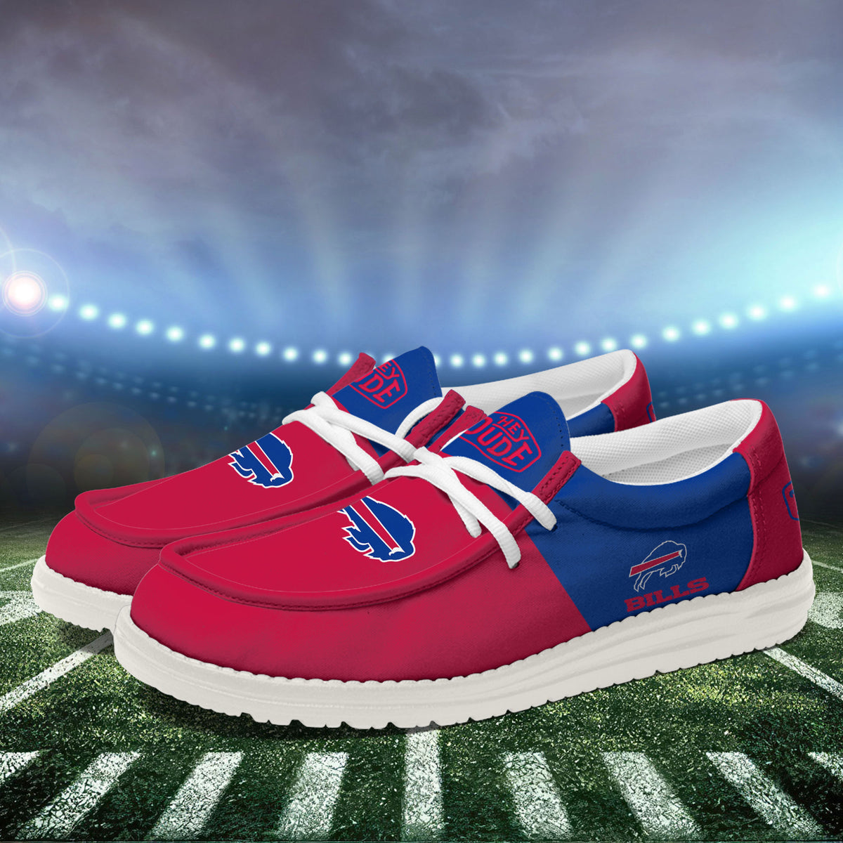 Buffalo Bills Lace Up Loafers 2026