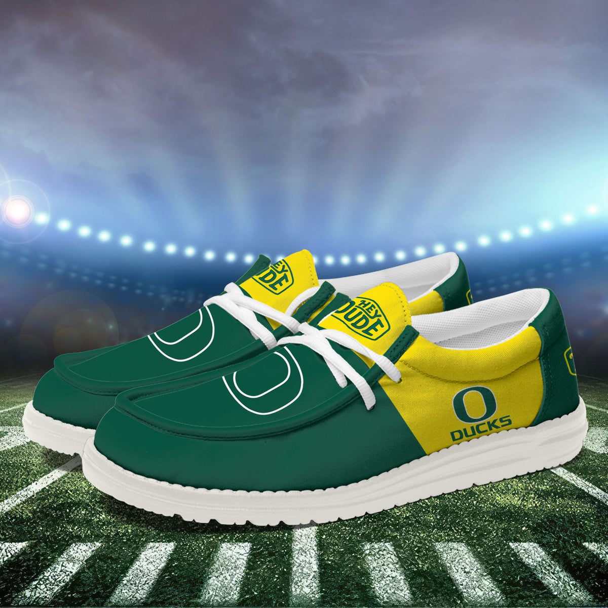 Oregon Ducks Lace Up Loafers 2026