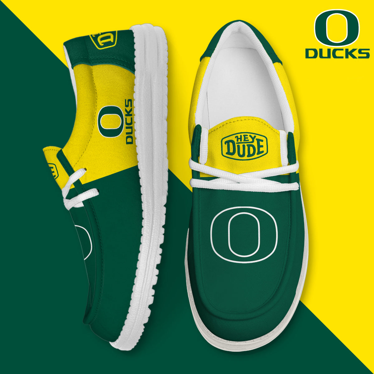 Oregon Ducks Lace Up Loafers 2026
