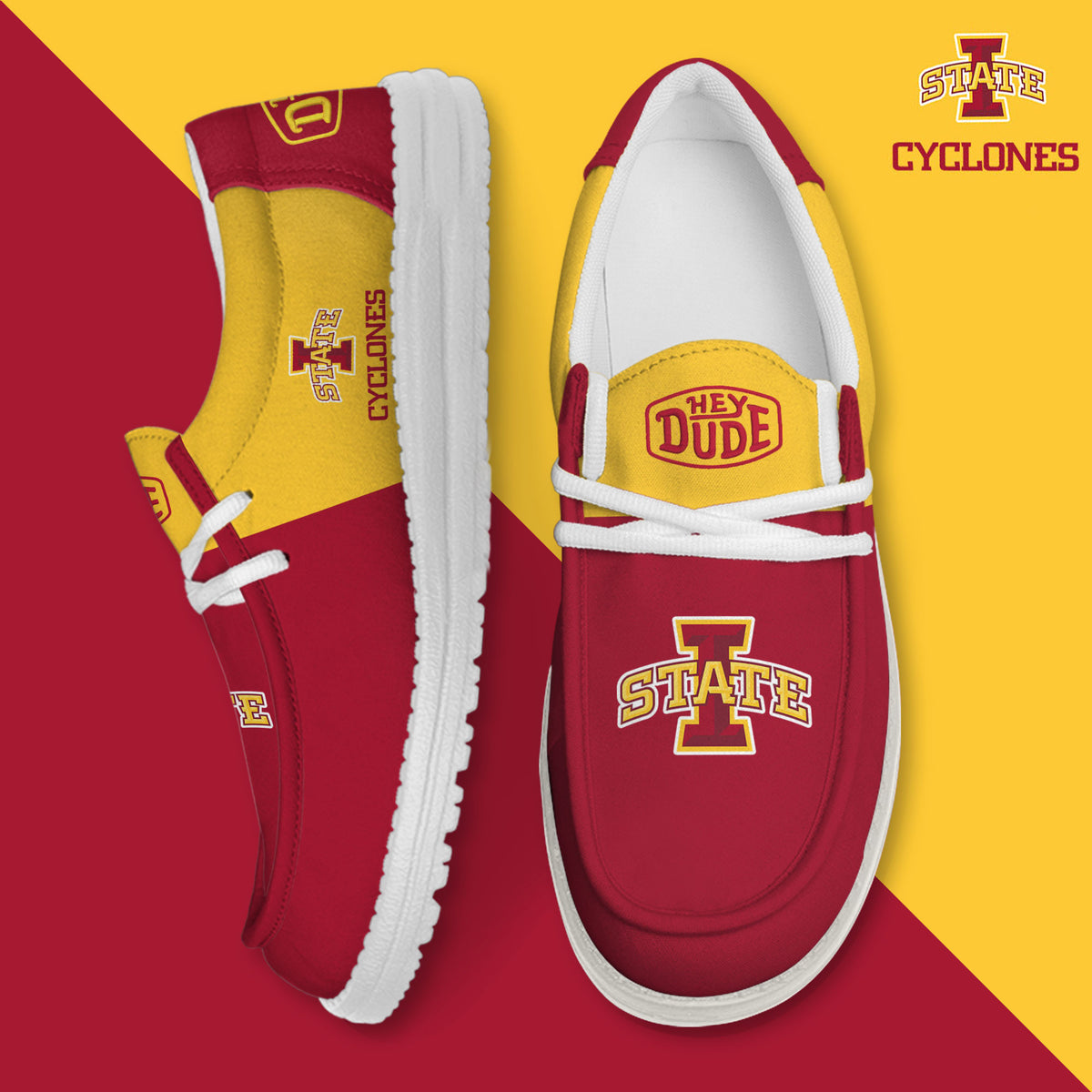 Iowa State Cyclones Lace Up Loafers 2026