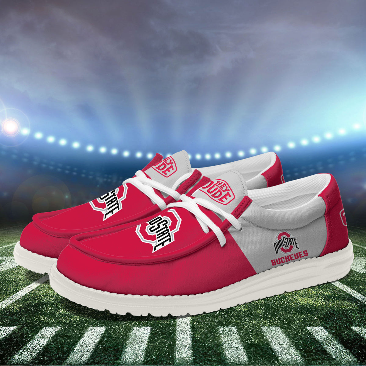 Ohio State Buckeyes Lace Up Loafers 2026