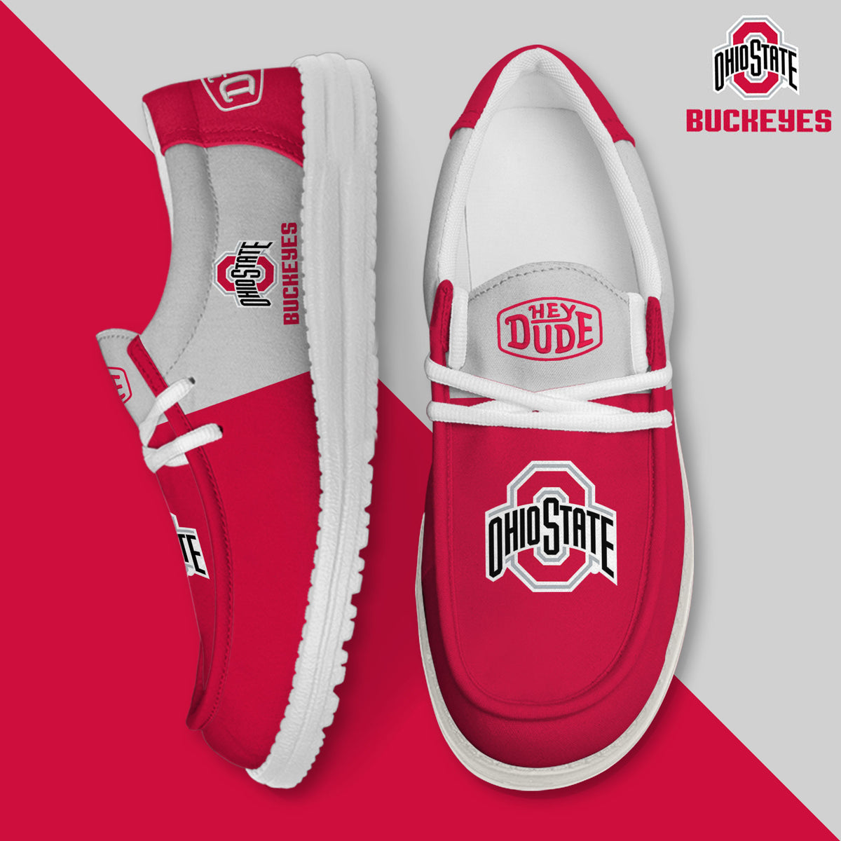 Ohio State Buckeyes Lace Up Loafers 2026