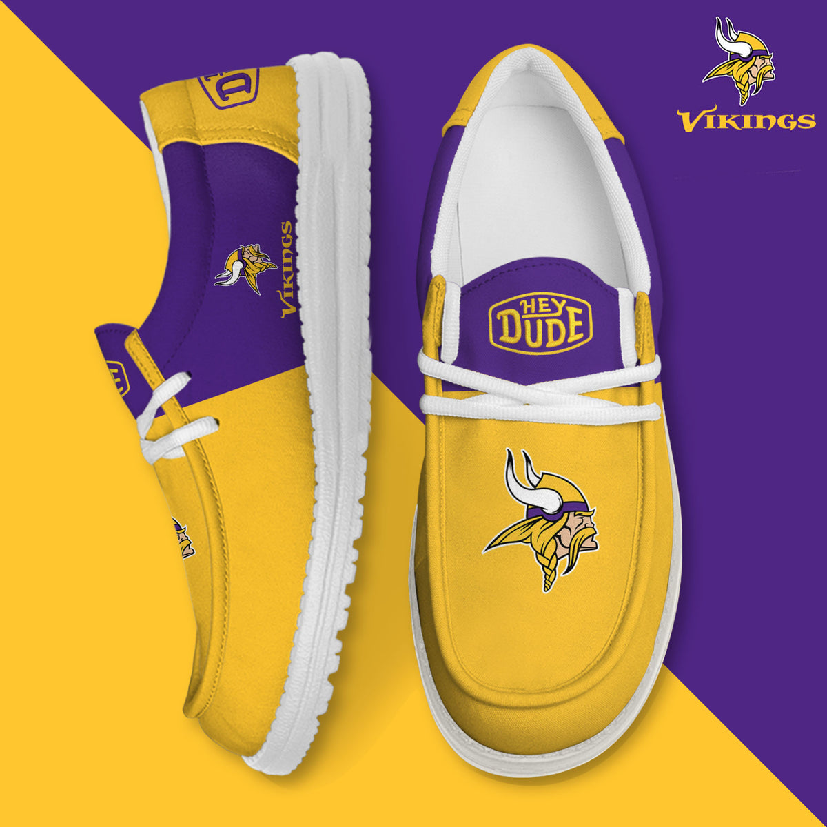 Minnesota Vikings Lace Up Loafers 2026