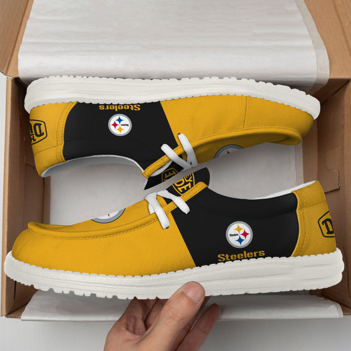Pittsburgh Steelers Lace Up Loafers 2026