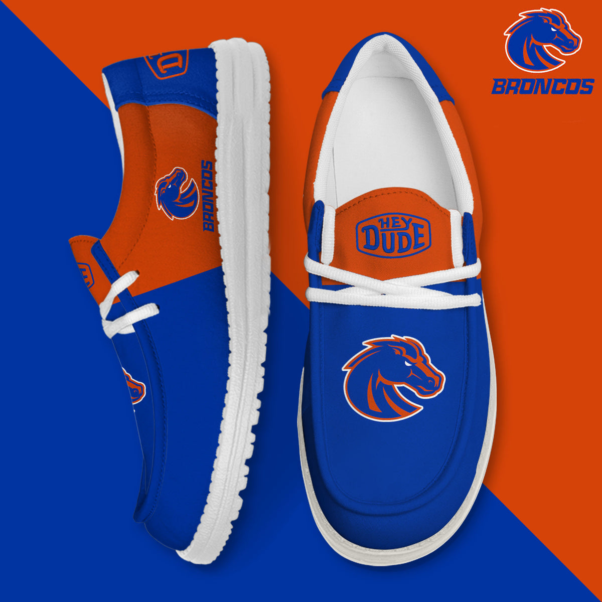 Boise State Broncos Lace Up Loafers 2026