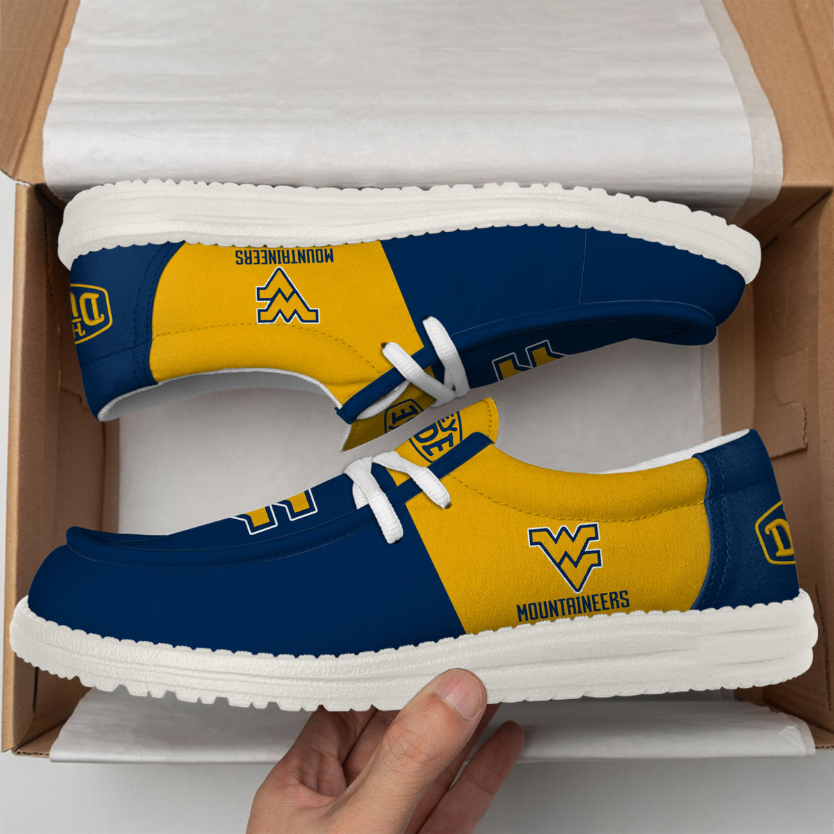 West Virginia Mountaineers Lace Up Loafers 2026