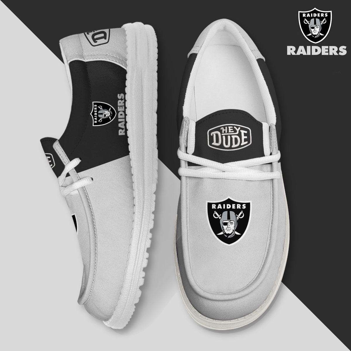 Las Vegas Raiders Lace Up Loafers 2026