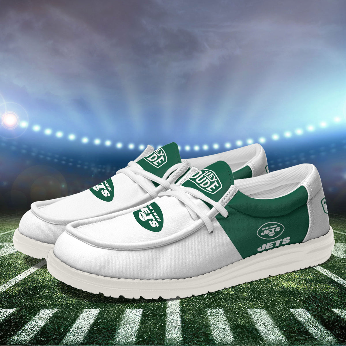 New York Jets Lace Up Loafers 2026