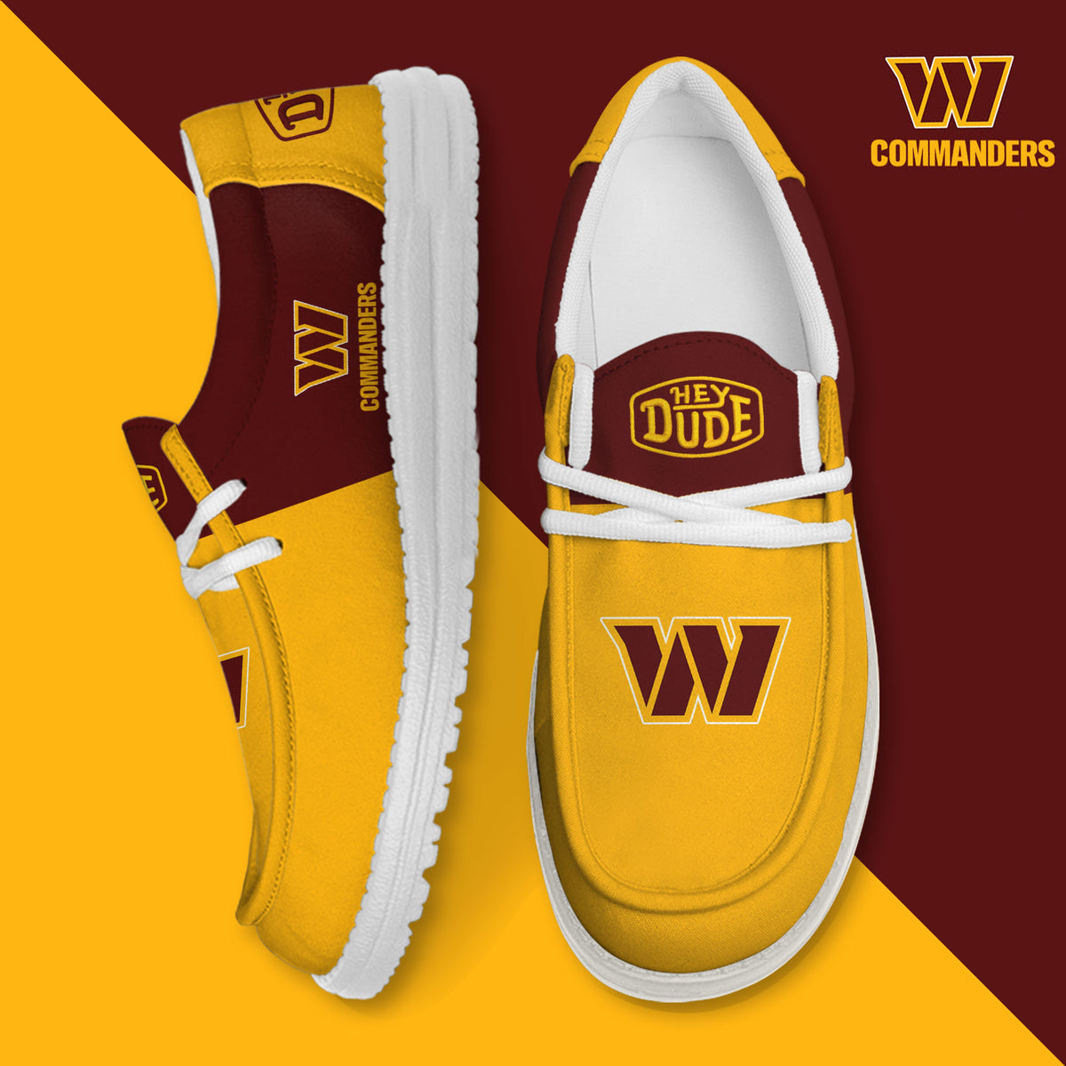 Washington Commanders Lace Up Loafers 2026