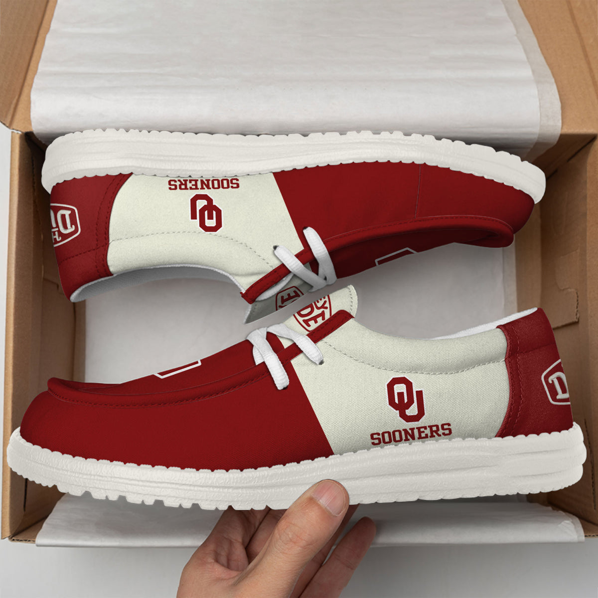 Oklahoma Sooners Lace Up Loafers 2026