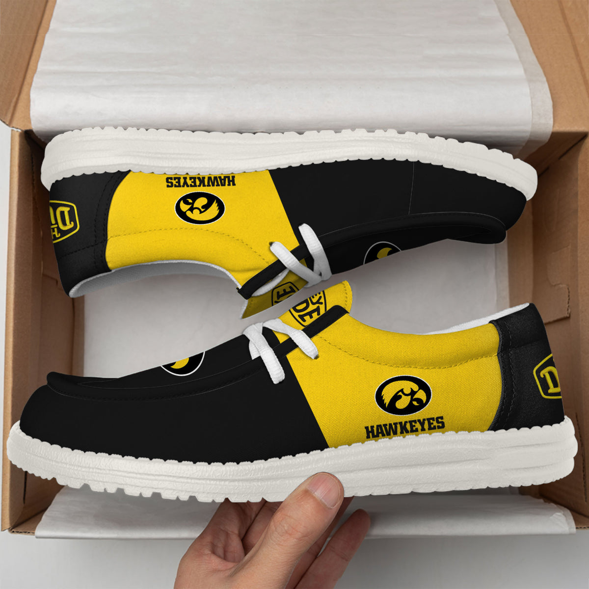 Iowa Hawkeyes Lace Up Loafers 2026