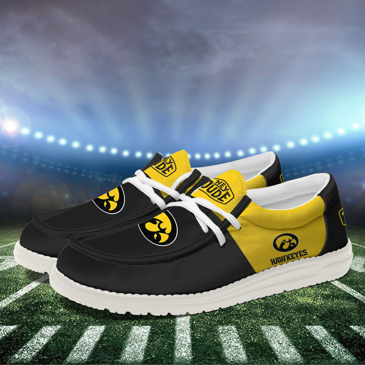 Iowa Hawkeyes Lace Up Loafers 2026