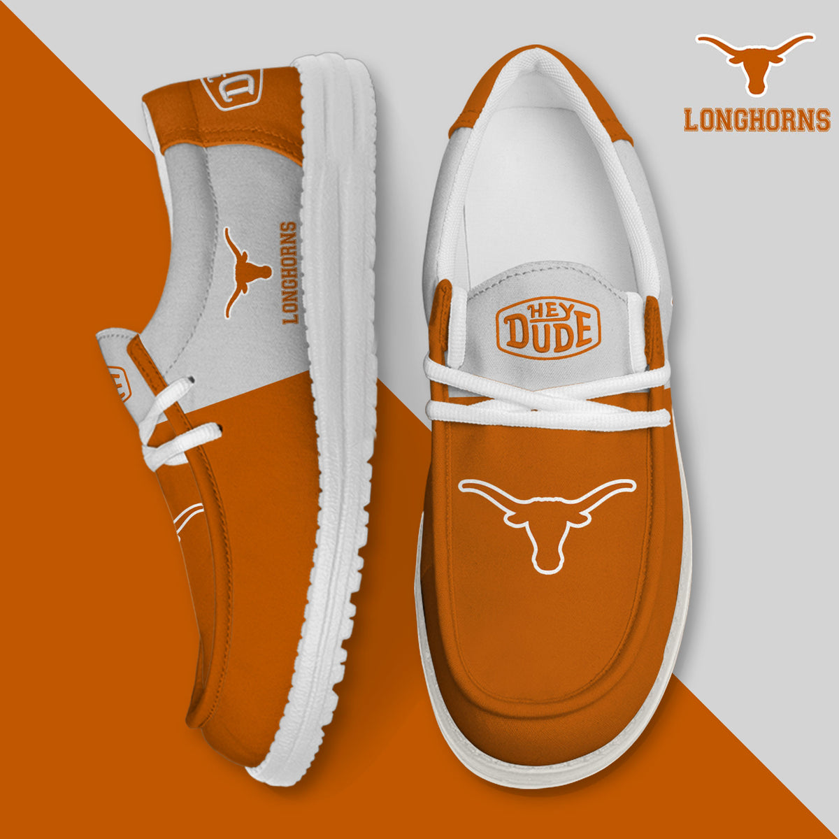 Texas Longhorns Lace Up Loafers 2026