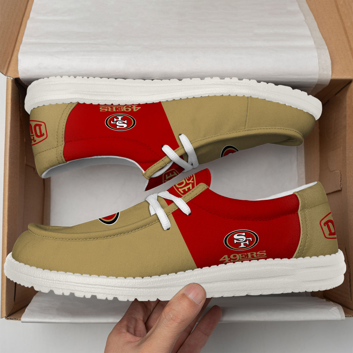 San Francisco 49ers Lace Up Loafers 2026