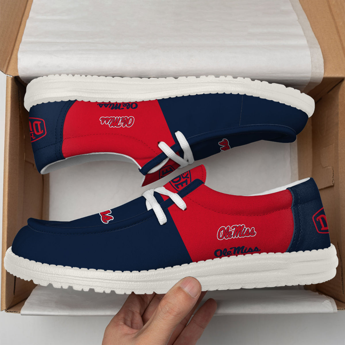 Ole Miss Rebels Lace Up Loafers 2026