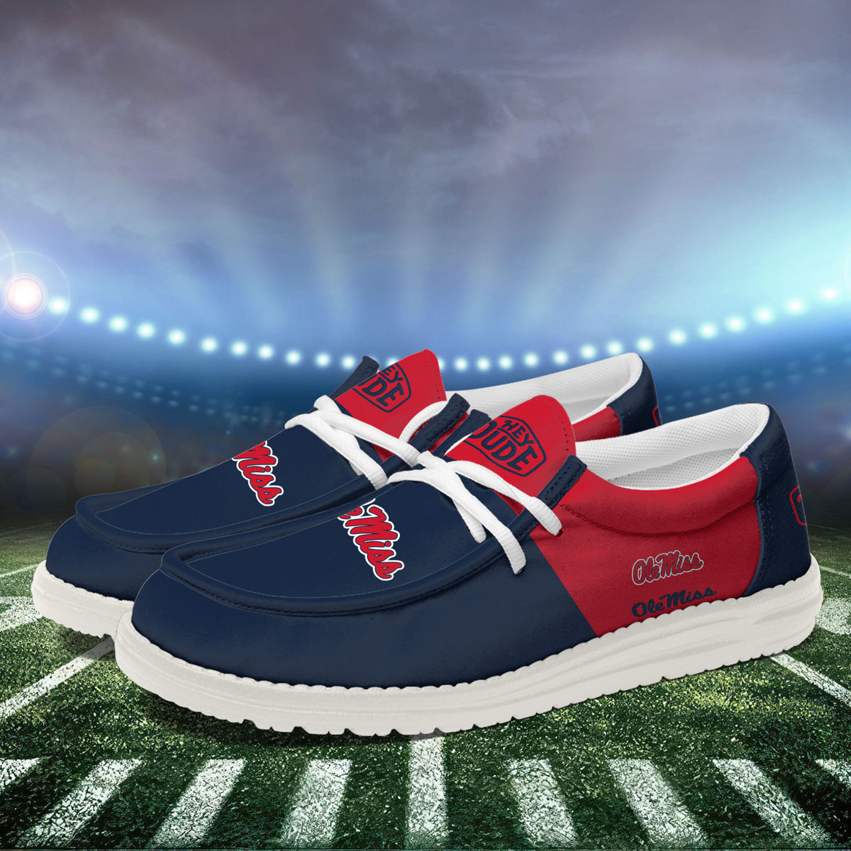 Ole Miss Rebels Lace Up Loafers 2026