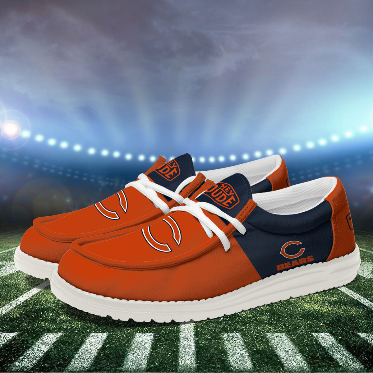 Chicago Bears Lace Up Loafers 2026