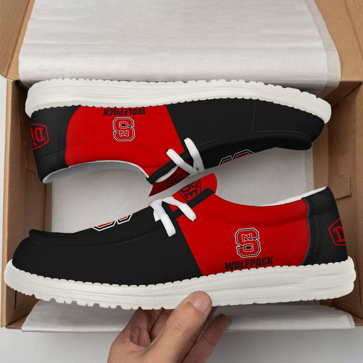 NC State Wolfpack Lace Up Loafers 2026