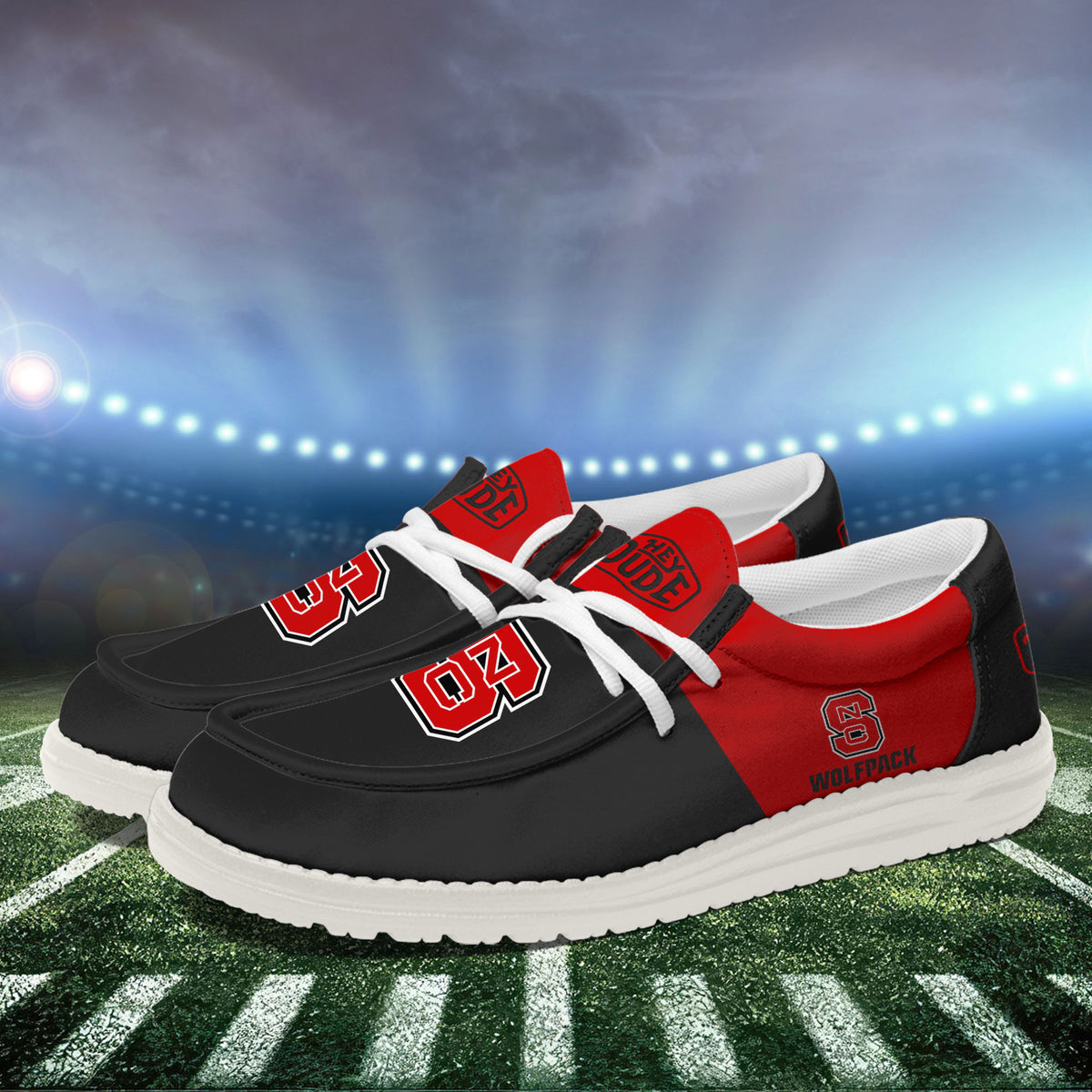 NC State Wolfpack Lace Up Loafers 2026