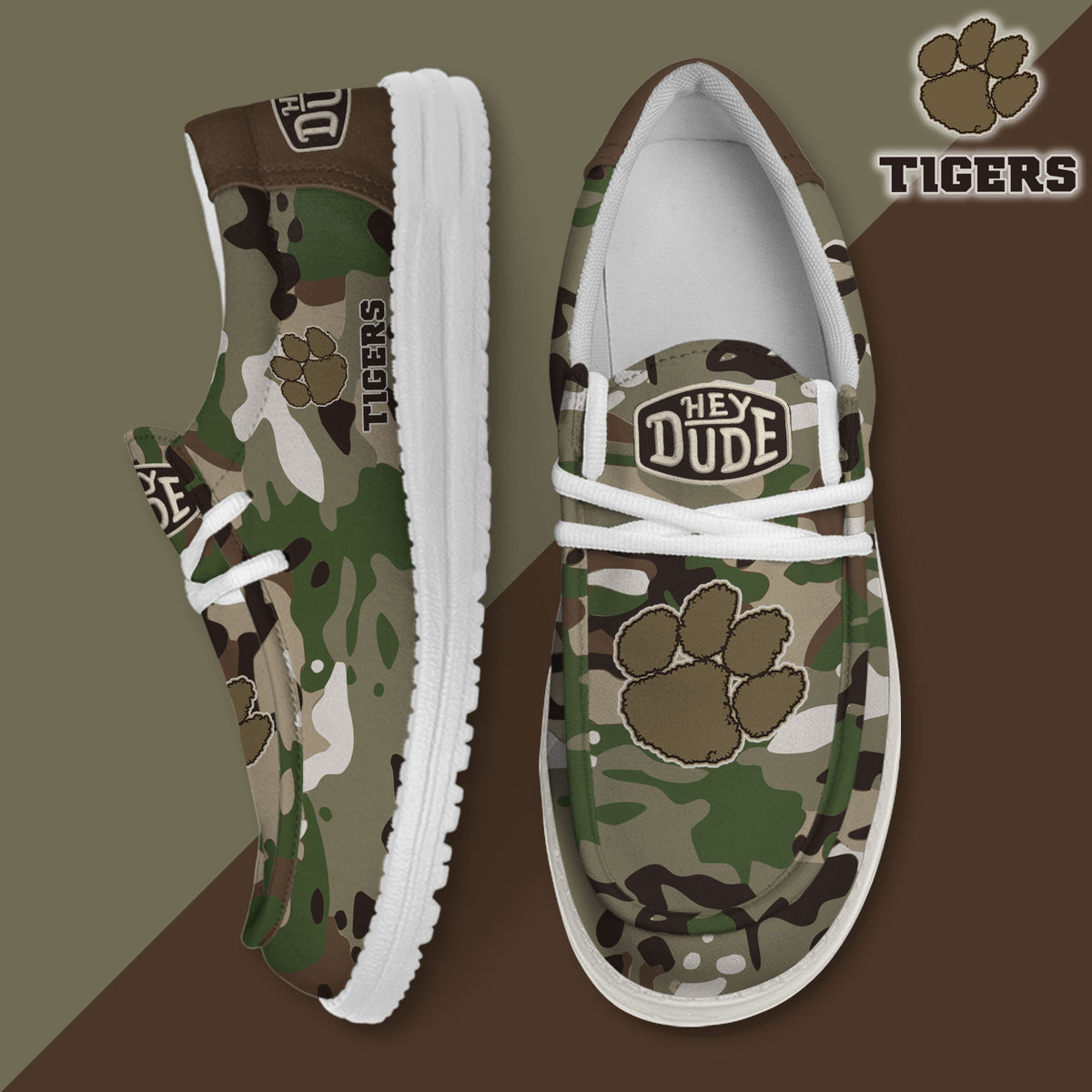 Clemson Tigers Lace Up Loafers 2026