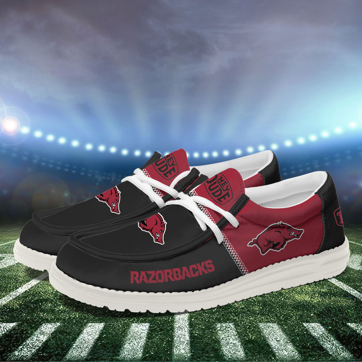 Arkansas Razorbacks Lace Up Loafers 2026