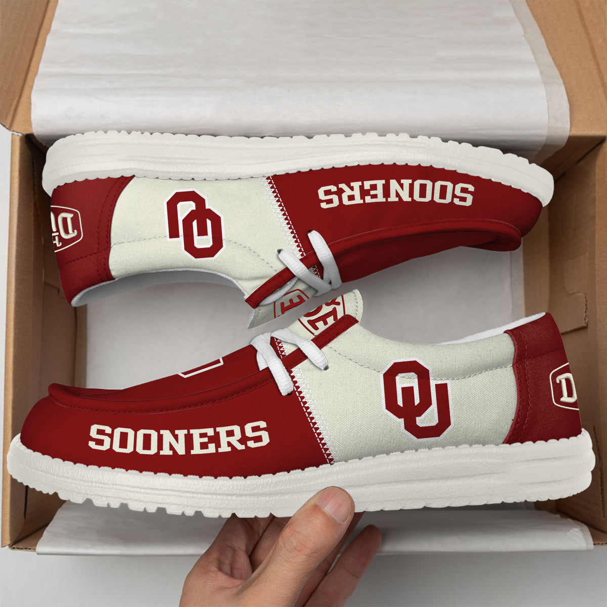 Oklahoma Sooners Lace Up Loafers 2026
