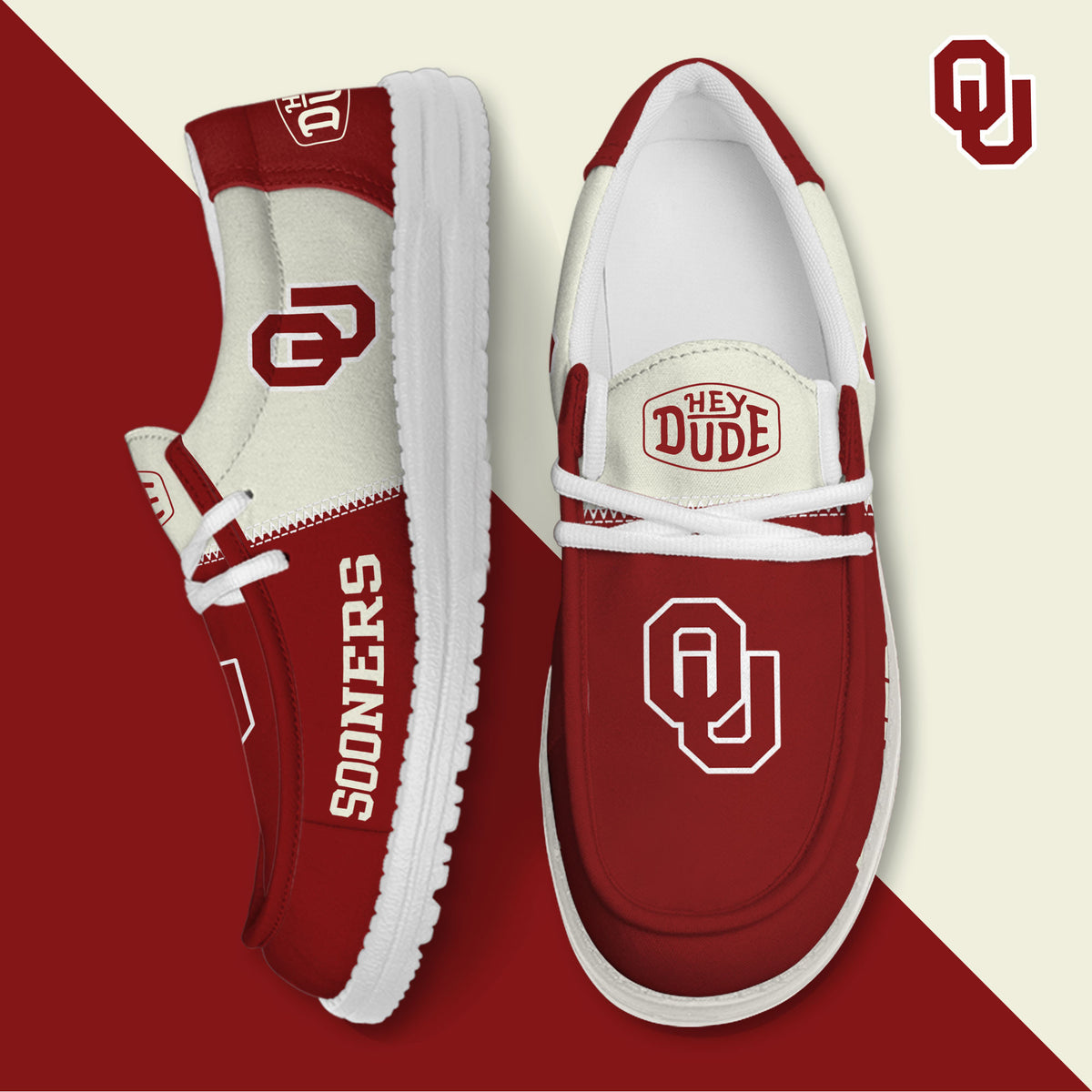 Oklahoma Sooners Lace Up Loafers 2026