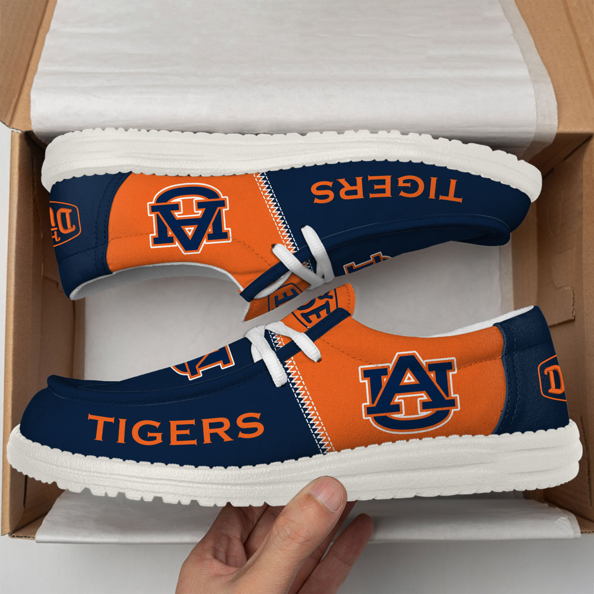 Auburn Tigers Lace Up Loafers 2026