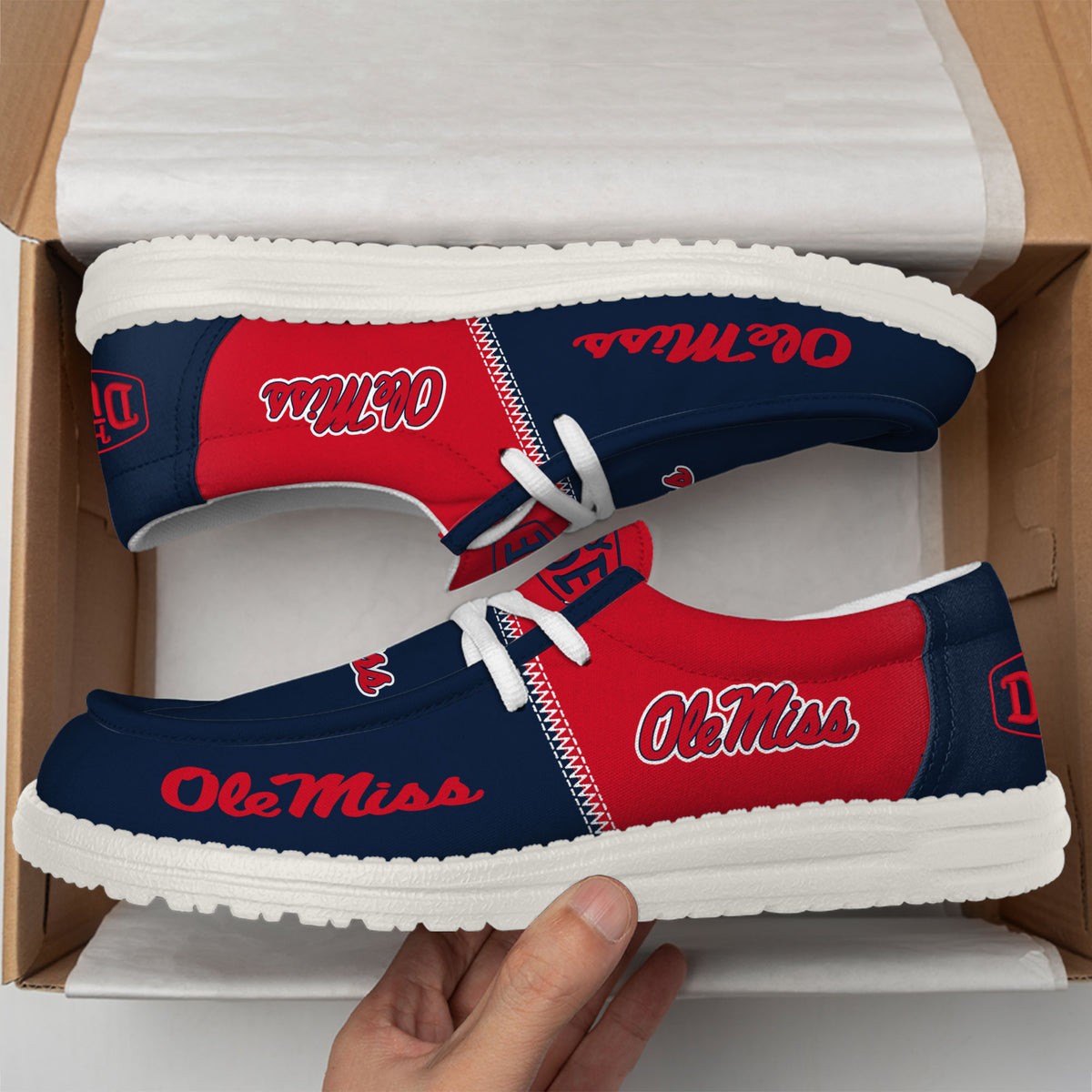 Ole Miss Rebels Lace Up Loafers 2026