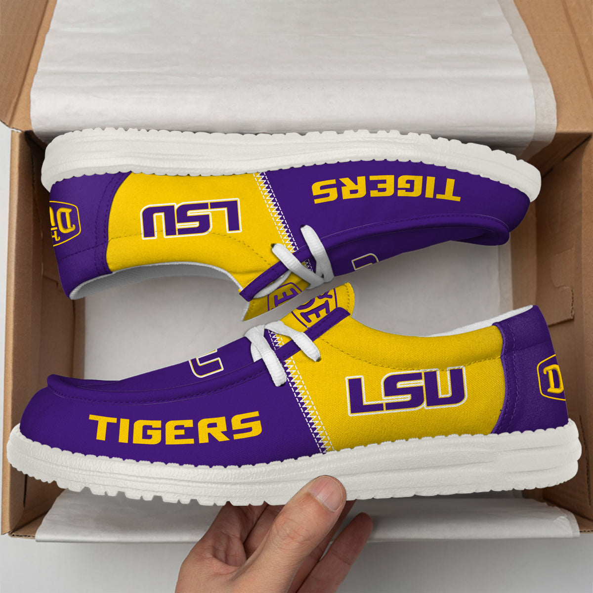 LSU Tigers Lace Up Loafers 2026